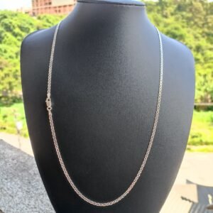 Corrente Piastrine - 3mm 60cm - Prata 925