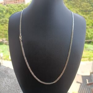 Corrente Grumet - 3mm 60cm - Prata 925