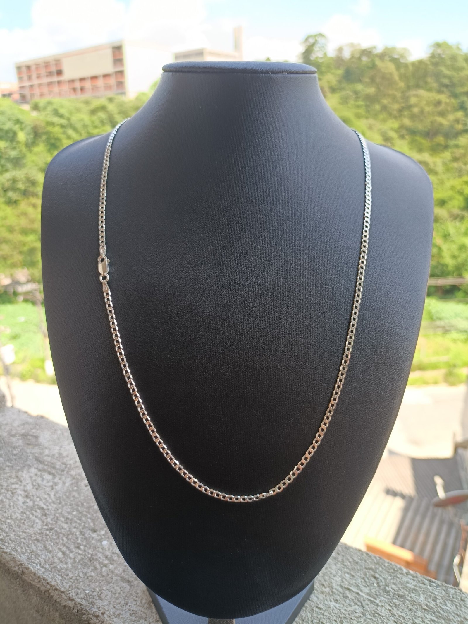 Corrente Grumet - 3mm 60cm - Prata 925