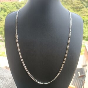 Corrente Elo 3x1 - 3mm 60cm - Prata 925