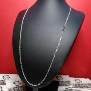 Corrente Elo 1x1 CL - 2mm 70cm - Prata 925