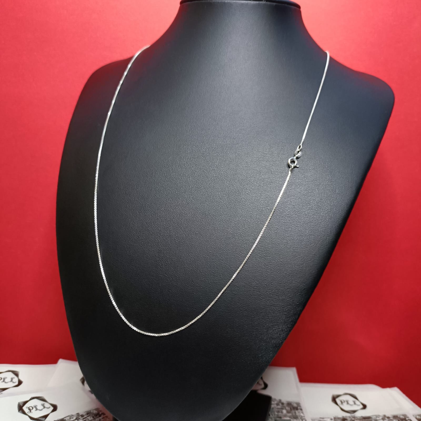 Corrente Veneziana - 1mm 60cm - Prata 925