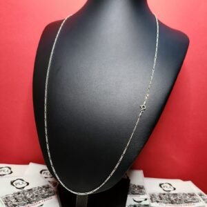 Corrente Elo 3x1 Espiral - 1,5mm 70cm - Prata 925