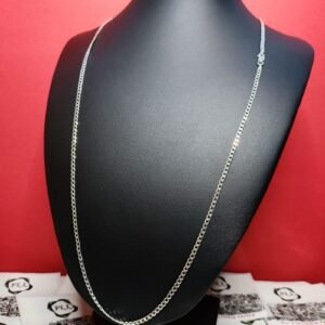 Corrente Grumet - 3mm 70cm - Prata 925